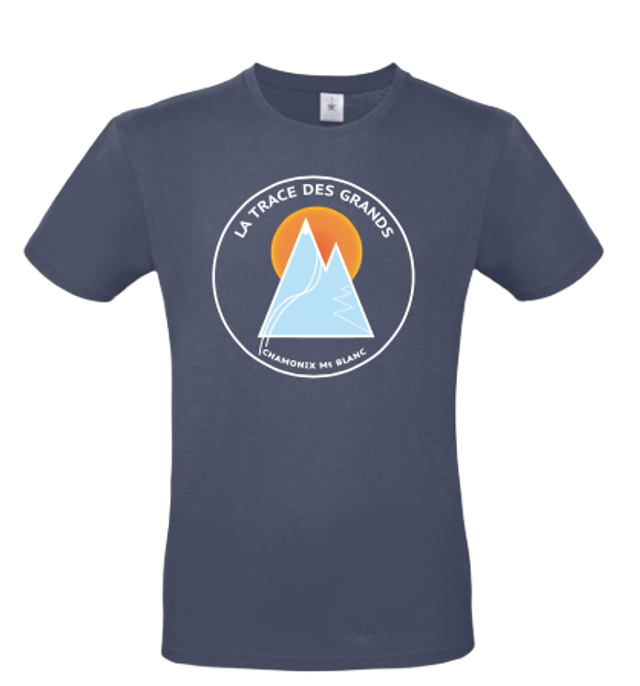 T shirt TDG Denim Logo Blanc Vintage