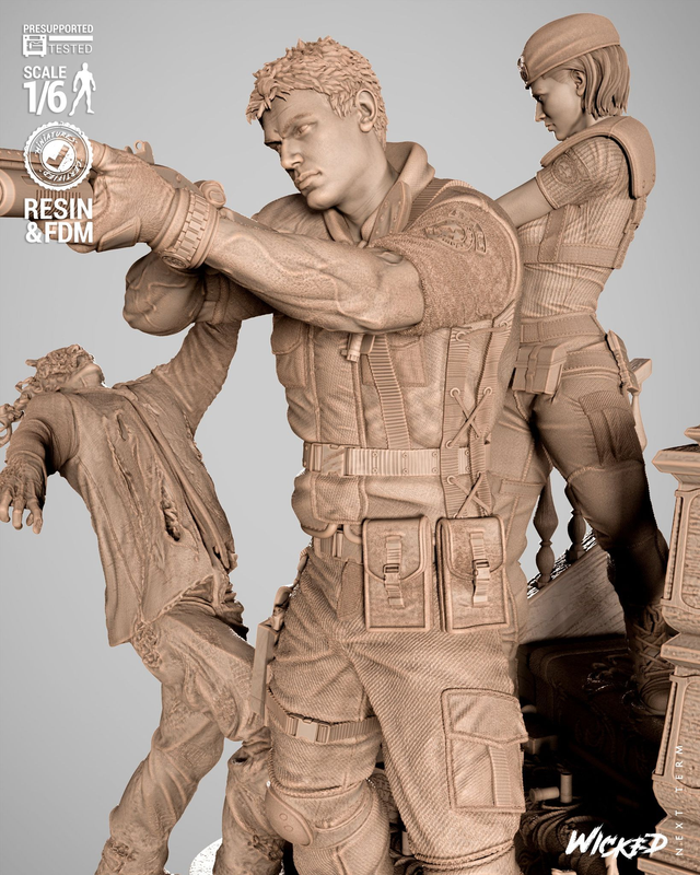 DIORAMA RESIDENT EVIL série gaming