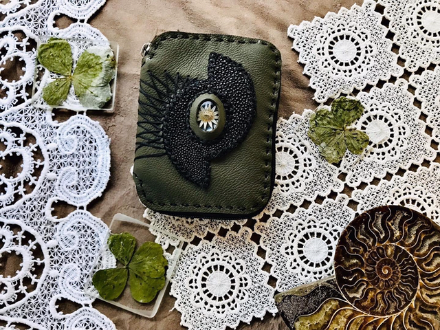 Portefeuille joubarbe