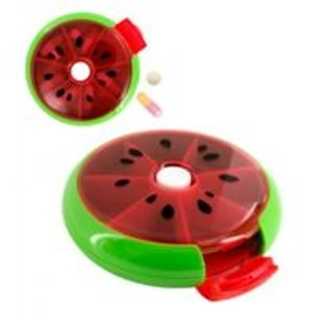 Pylones - Watermelon Spinning Pill Box - Red