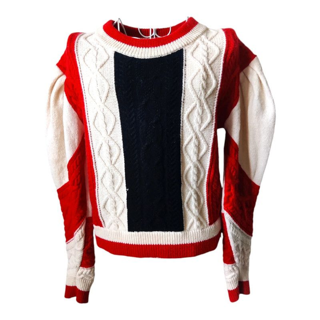 Pull laine tricolore Claudie Pierlot