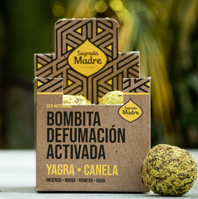 Bombita Defumación Activada Yagra y Canela X8 *519
