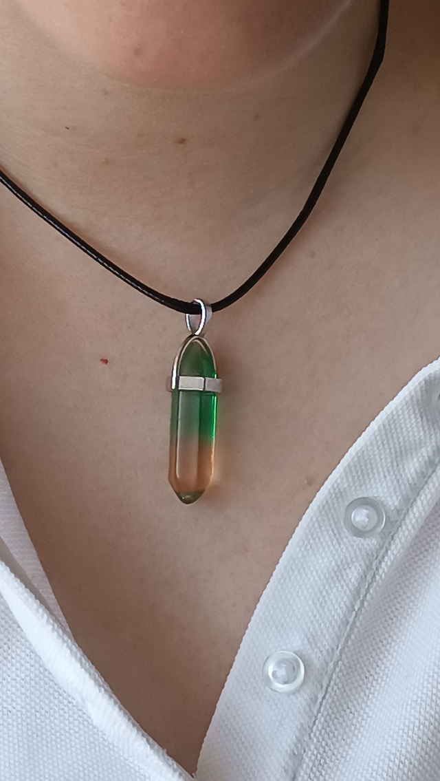 Colar em Quartzo Transparente