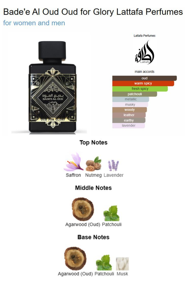 Badee al Oud Oud for Glory Unisex 100ml