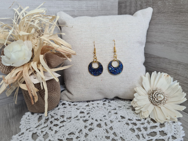 Boucles d&#039;oreilles créoles  fait main Légères Et Hypoallergénique