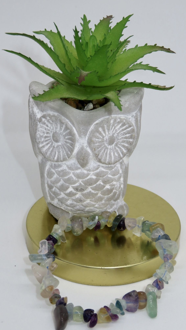 Bracelet baroque en Fluorine