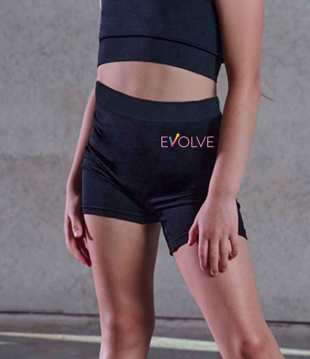 TL309 BLK seamless shorts Kids