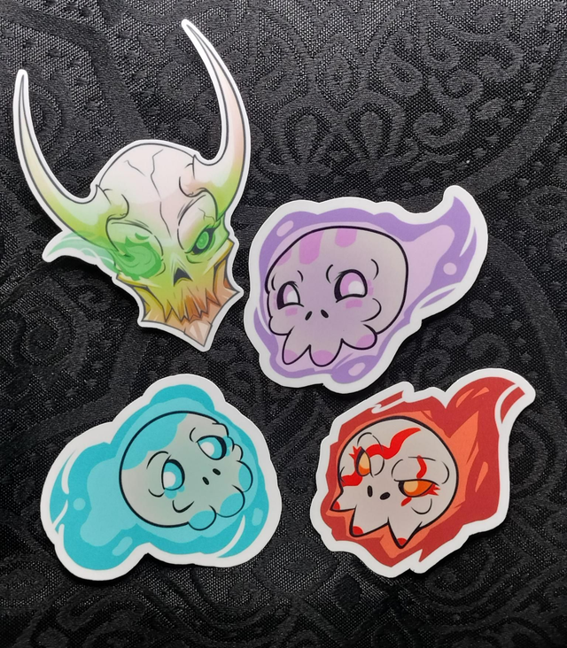 Autocollant: Lot crânium