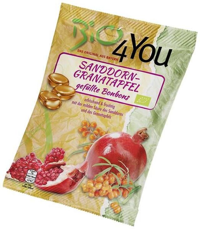 Bio4you Sanddorn-Granatapfel 75g Tüte