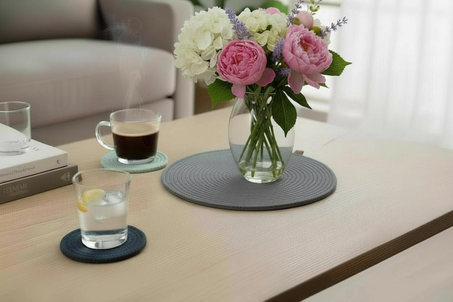 Assortiment de 6 dessous de verre