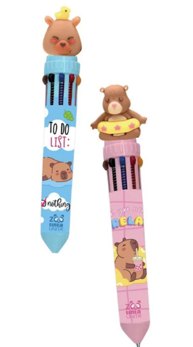 Penna Multicolor Capibara Tinta Unita