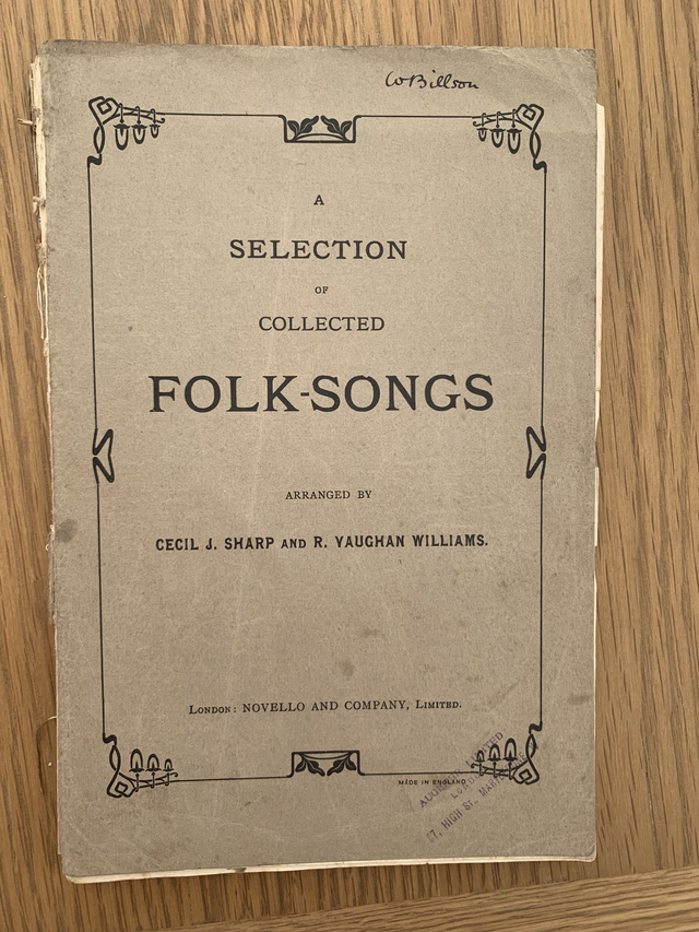 A Selection of Collected Folk Songs Vol. I