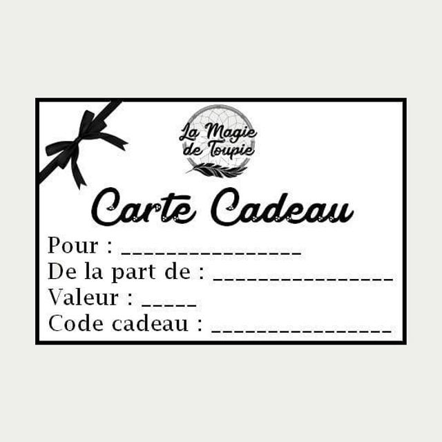 [Réservé] Carte Cadeau 20€
