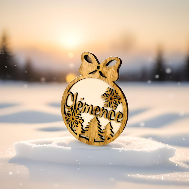 Boule de Noël à personnalisée