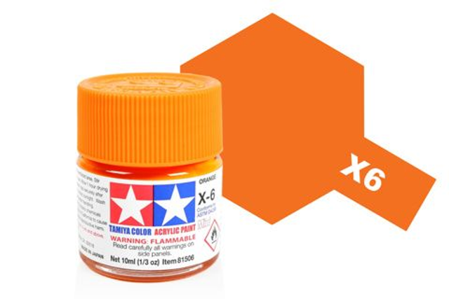 Acrylic Mini X6 Orange