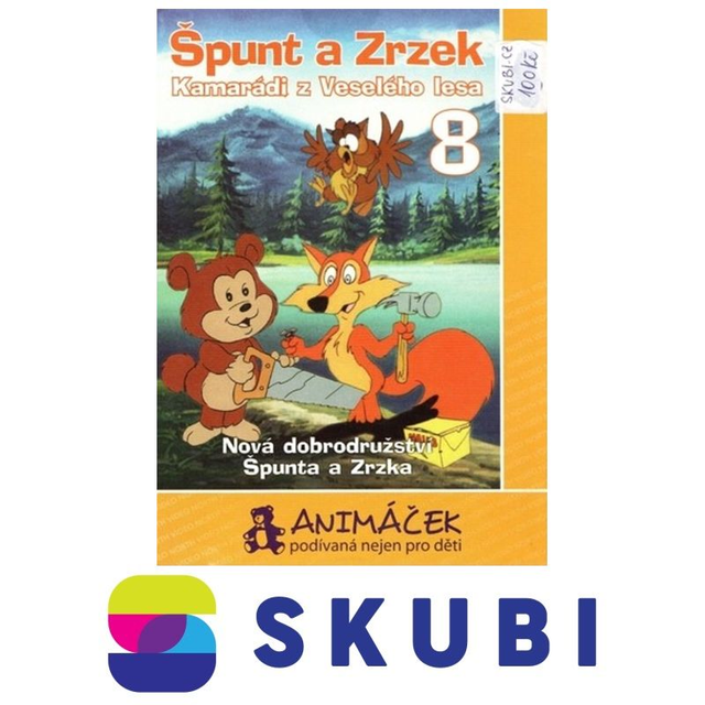 DVD Špunt a Zrzek 8 - Kamarádi z Veselého lesa - Nová dobrodružství Špunta a Zrzka