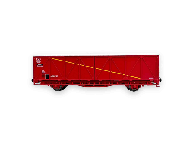 Wagon couvert EVS Hbis parois renforcées 'Kronenbourg' LS Models 30673 H0
