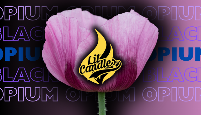 Opium Black kaars