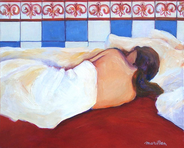 Face au mur - 24 x 30 - Acrylique sur toile