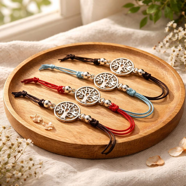 "Arbre de vie" - Bracelet cordon réglable