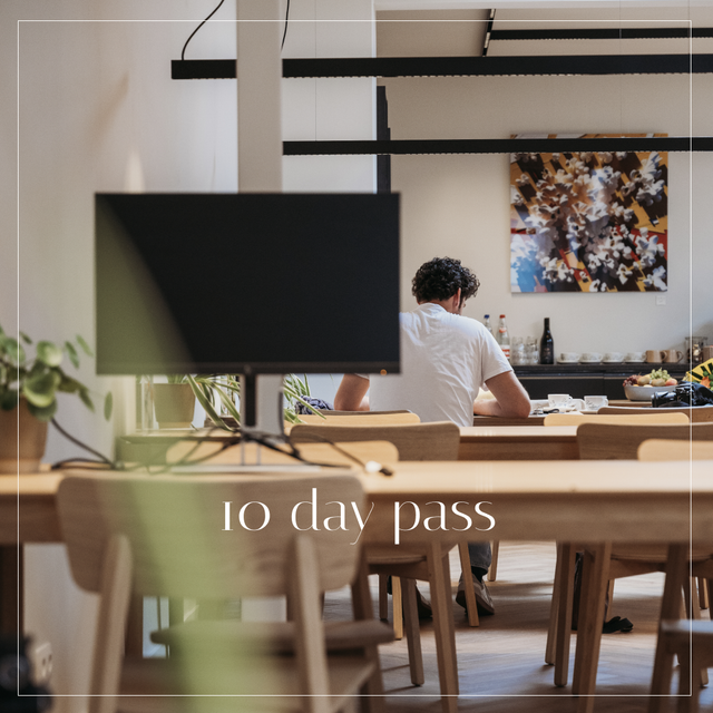 10 DAY PASS open desk