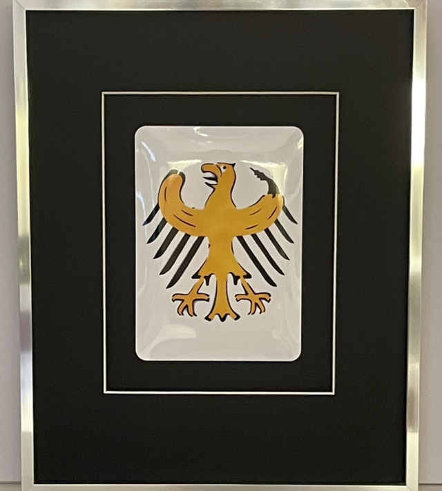 Bundesbananenadler - Thomas Baumgärtel gerahmt 