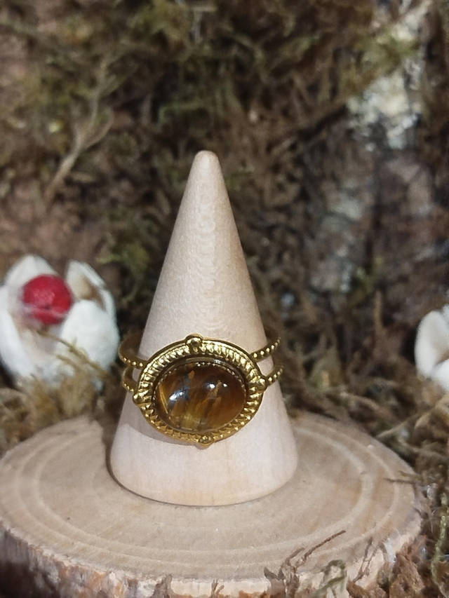 Bague oeil de tigre 