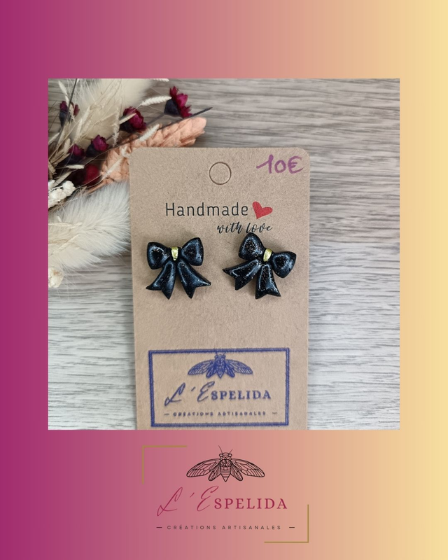 Sweeties Noeud noires et dorées