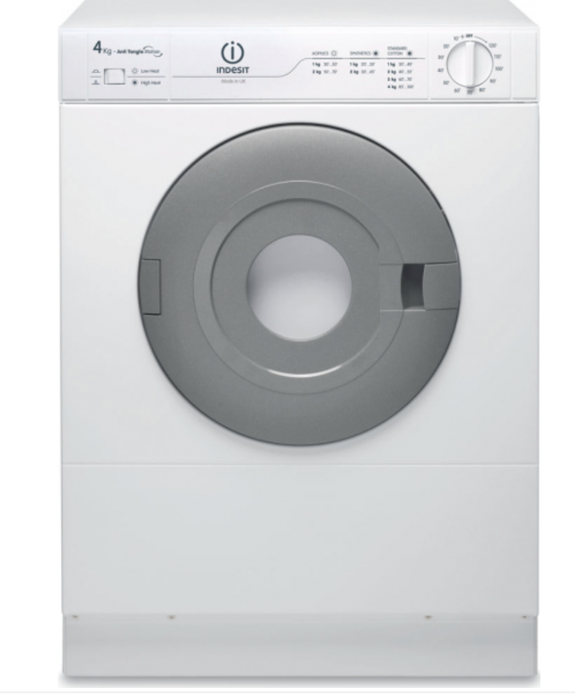 Indesit NIS41V 4 kg Tumble Dryer in White