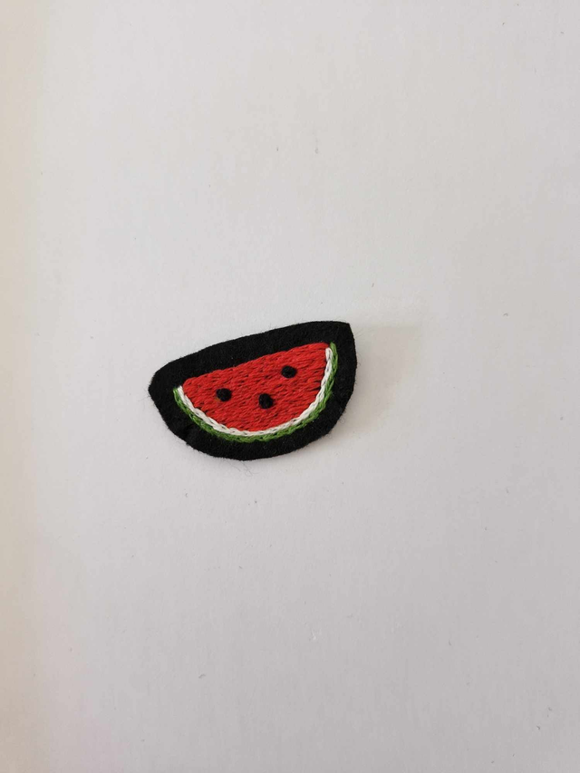 Broche pastèque