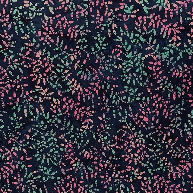 John Loudon Cotton Batik  - Navy DNA