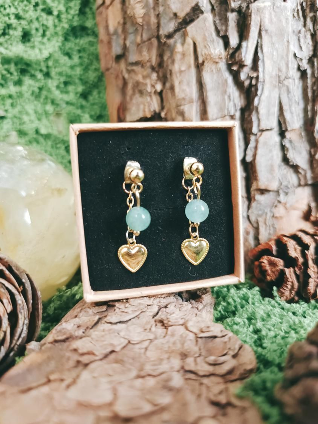 BOUCLES - LOVE YOURSELF FIRST (aventurine verte)