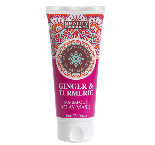 BEAUTY FORMULAS: GINGER &amp; TURMERIC CLAY MASK 100ML