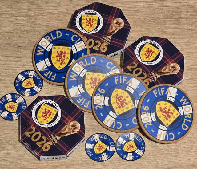 Scotland World Cup 2026 4 Coaster set 