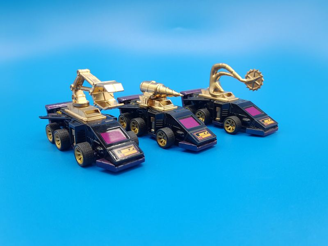 Team Érymanthe - set des 3 véhicules BLACK EDITION