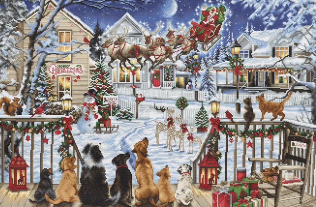 Pets on the Porch by Luca-s Gold Collection 