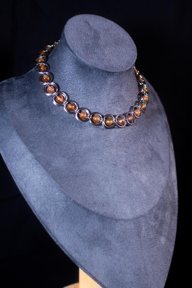 Choker Kuby (cornaline)