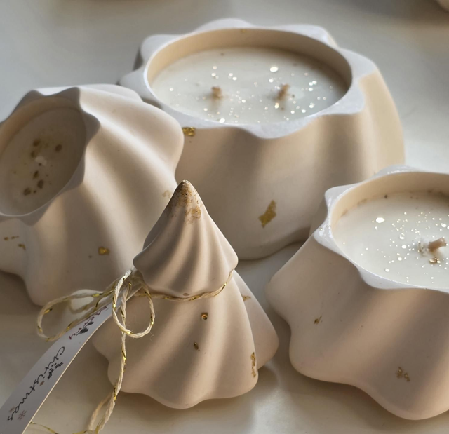 Bougies "mon beau sapin" en 4 parties