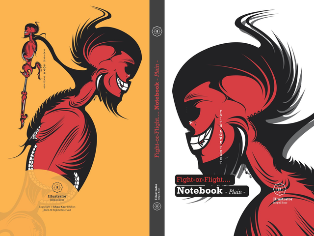 Fight-or-Flight.... Notebook - Plain -