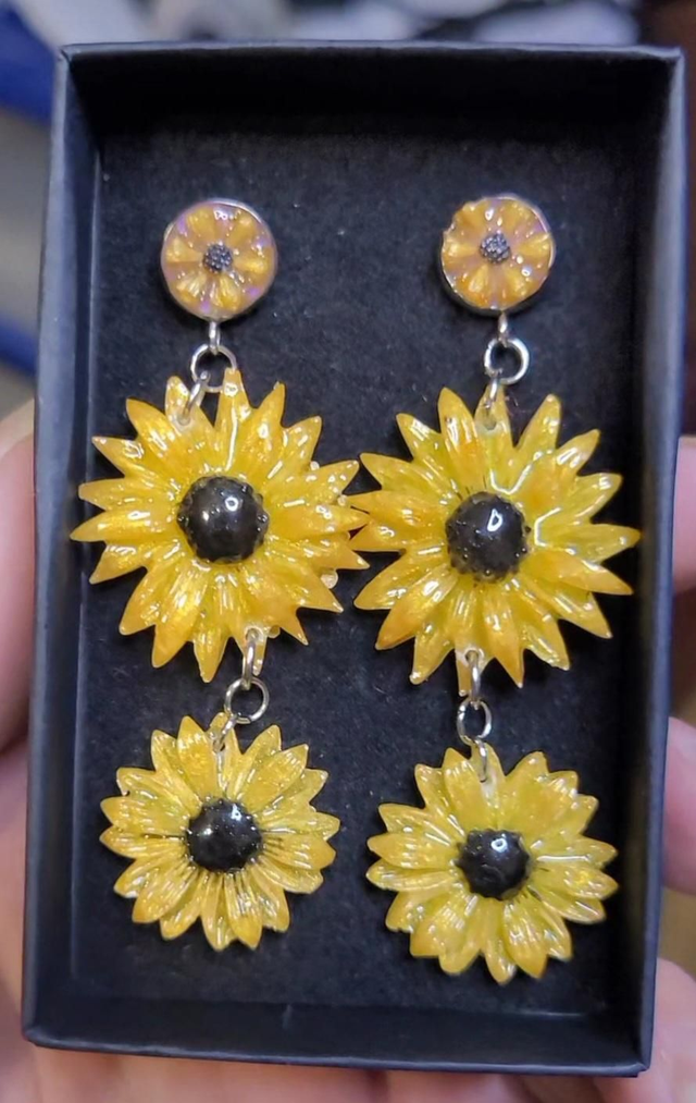 Boucles d'oreilles tournesols 🌻 