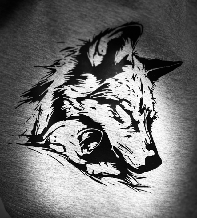 Mother&amp;Baby Wolf - signé KTK - Édition 🍂