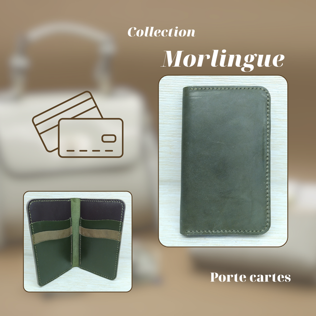 MORLINGUE portefeuille CB - Vert armée