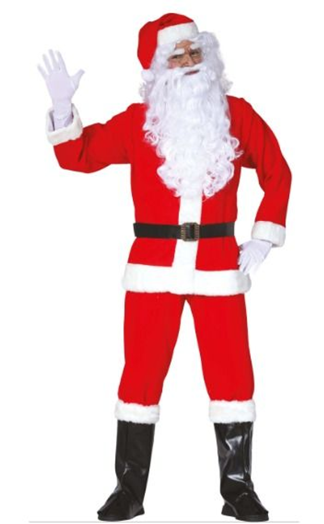 NATALE, COSTUME BABBO NATALE 52/54 LUXURY