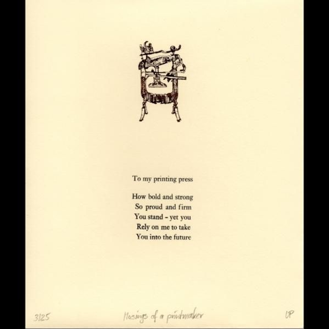 Musings of a printmaker, letterpress