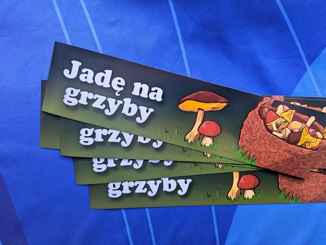 Mushroom picking Car Magnet