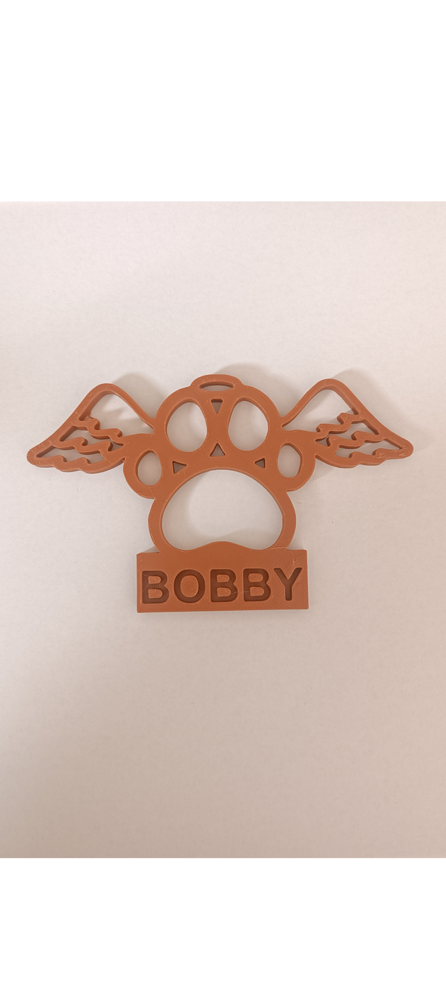 Christmas ornament - Paw with wings