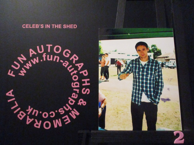 Jason Maza Authentic Autographed 6x4.5 Our Facing Photograph (A2)