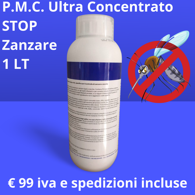 STOP Disinfestazione Zanzare 1Lt Ultra Concentrato
