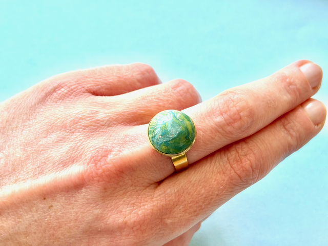 Bague « Reflet d’Amazonie »