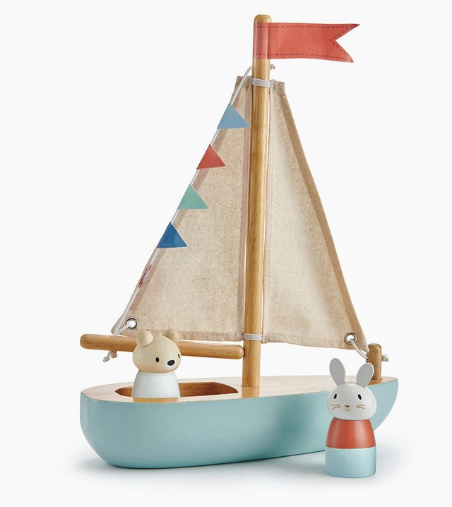 SALIBOAT childrens wooden toy set